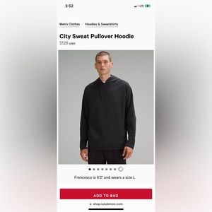 Lululemon City Sweat pullover hoodie